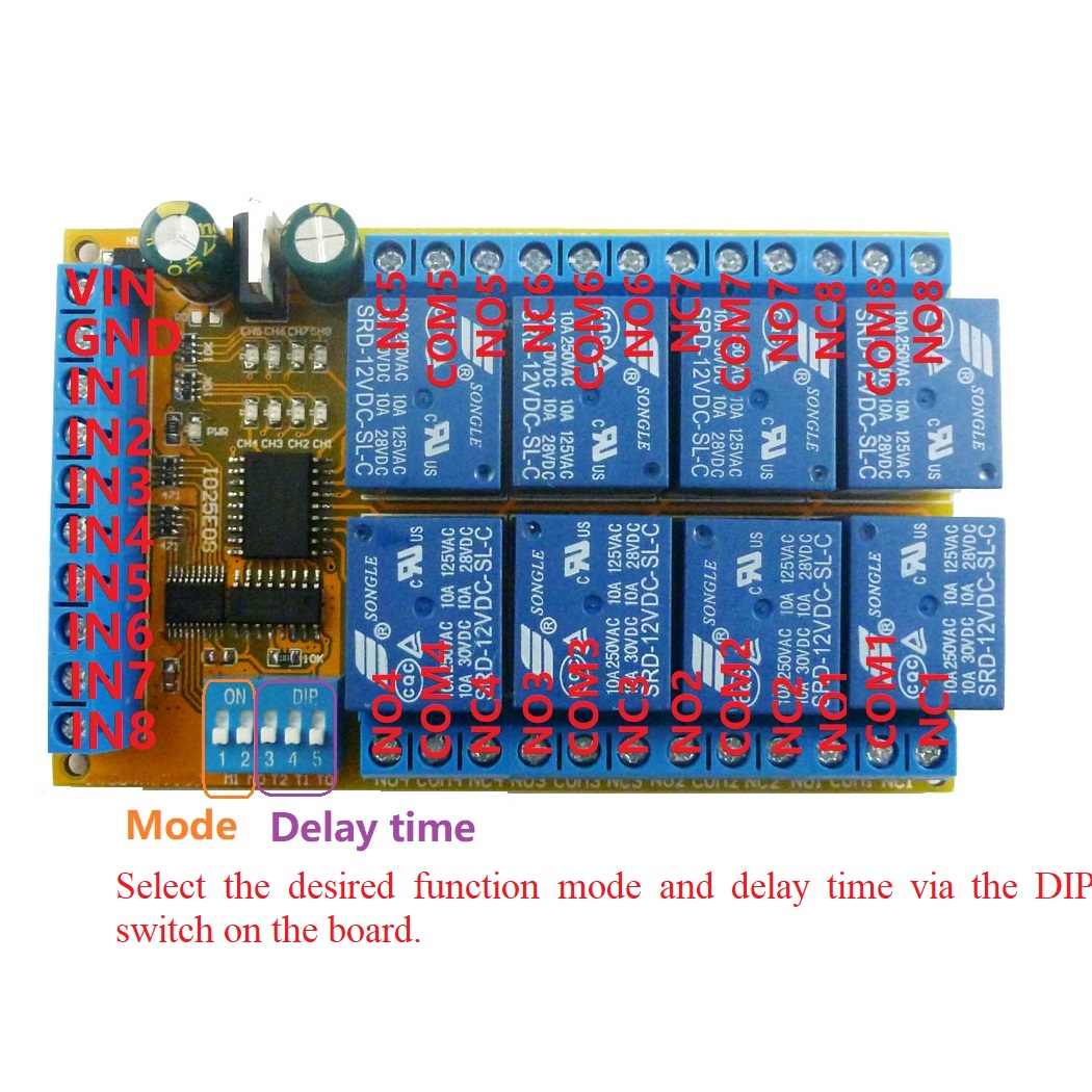 Shelly Relay Module - تيار مستمر 5 فولت 12 فولت