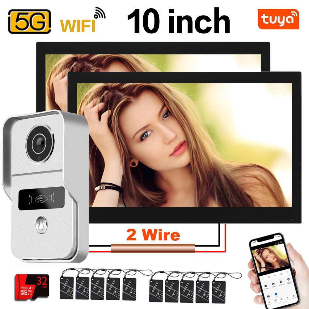 Smart Doorbell Wired - شاشة لمس تويا 1080P 5G واي