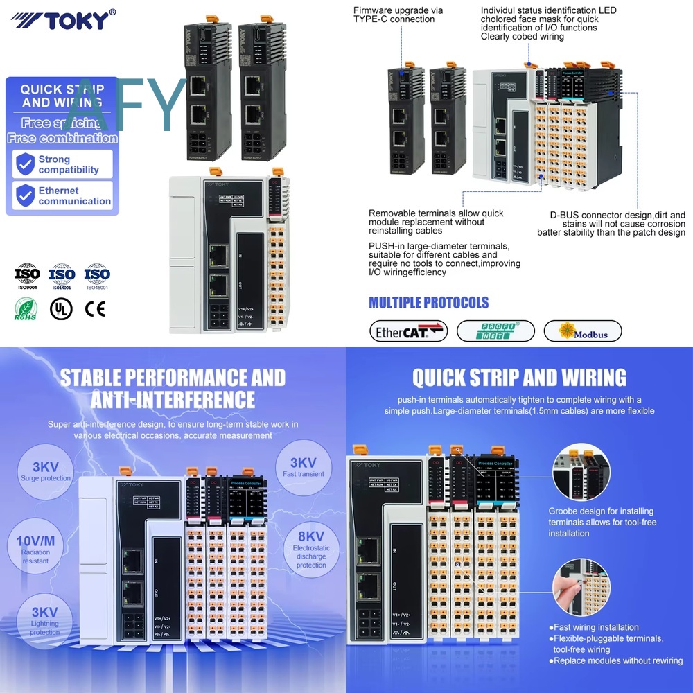 Home Automation Raspberry Pi - وحدة تحكم RS485 PLC للأتمتة الصناعية