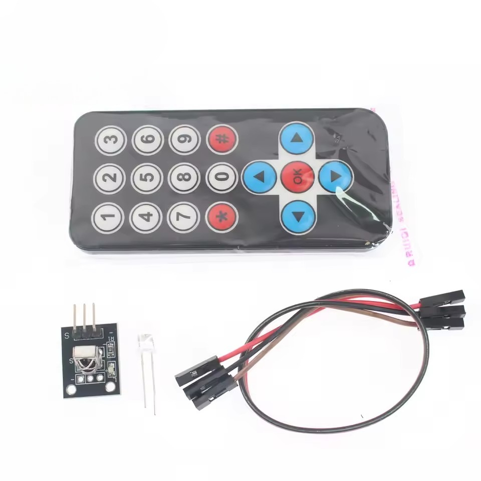 Home Automation With Arduino - وحدة استقبال الأشعة تحت الحمراء HX1838،