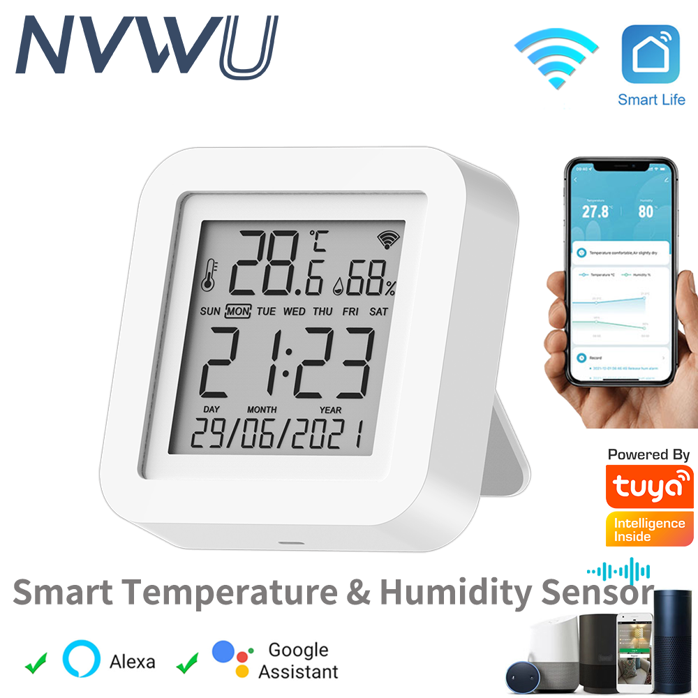 Home Automation Ideas - Tuya WIFI مستشعر درجة الحرارة والرطوبة