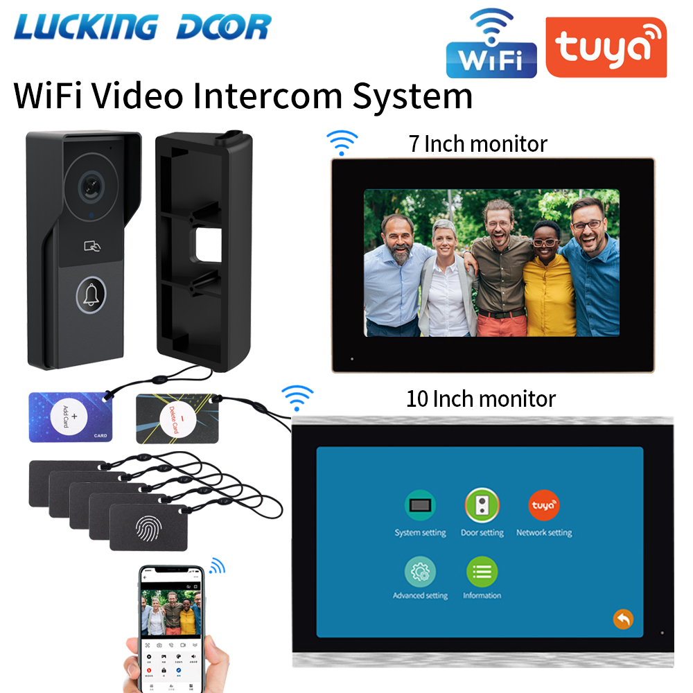 Smart Doorbell Wired - 7/10 بوصة فيديو إنترفون 1080P جرس