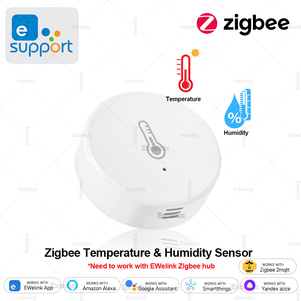 Home Automation Ideas - EWelink Smart Zigbee مستشعر درجة الحرارة