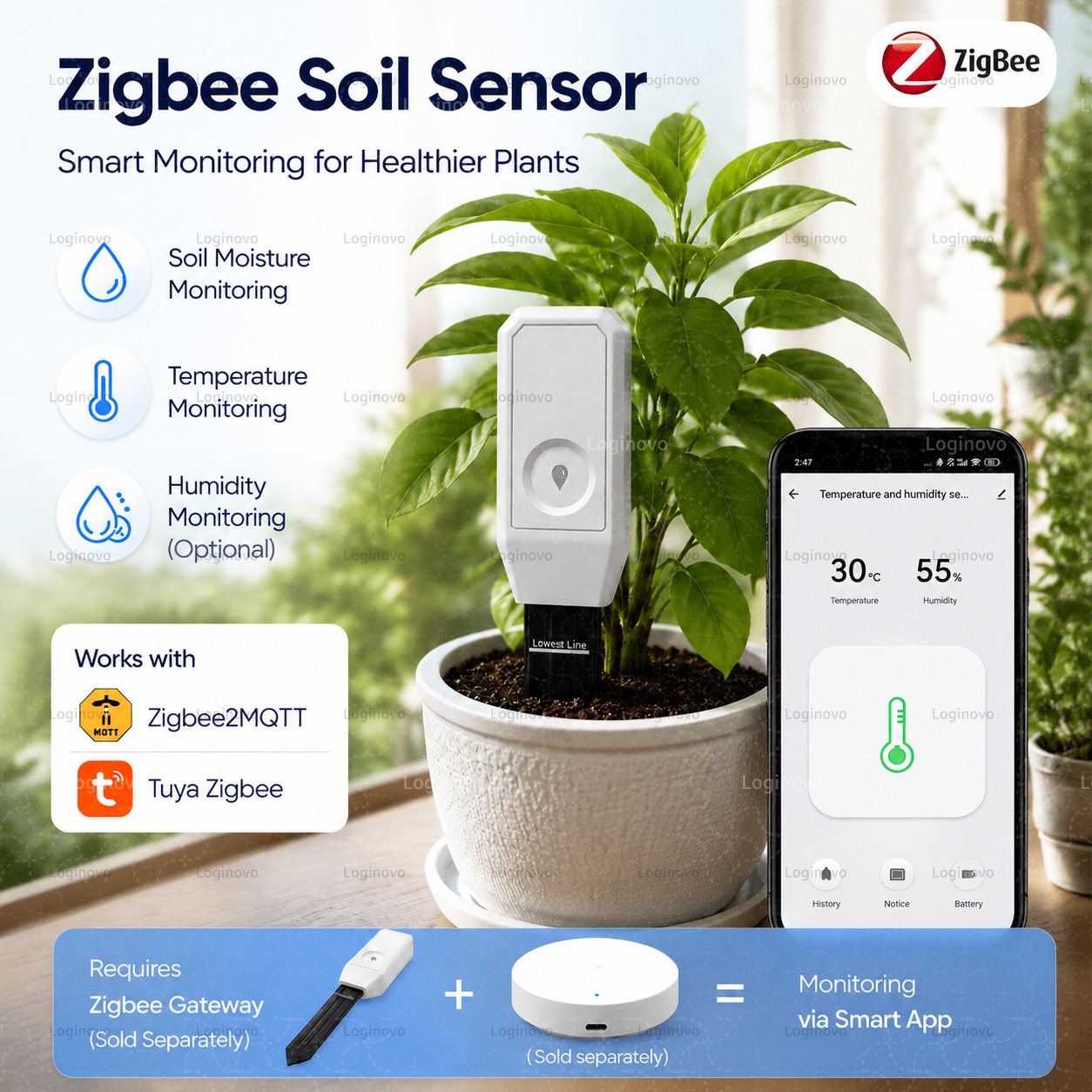 Home Automation Ideas - جهاز قياس رطوبة التربة الذكي من