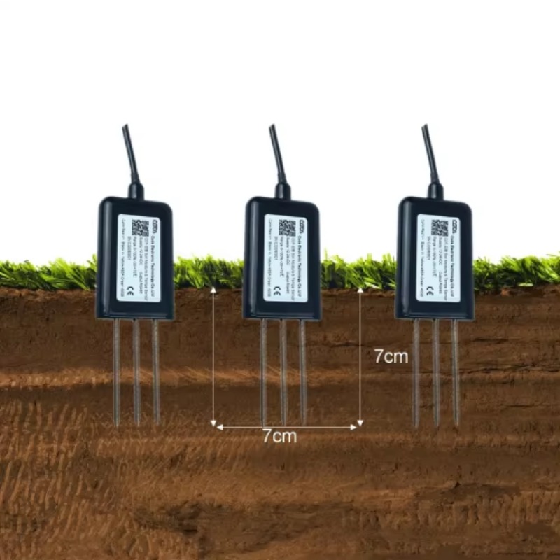 RS485 4-20mA مقياس رطوبة الترب - مراجعة Temperature Humidity Sensor وسعره