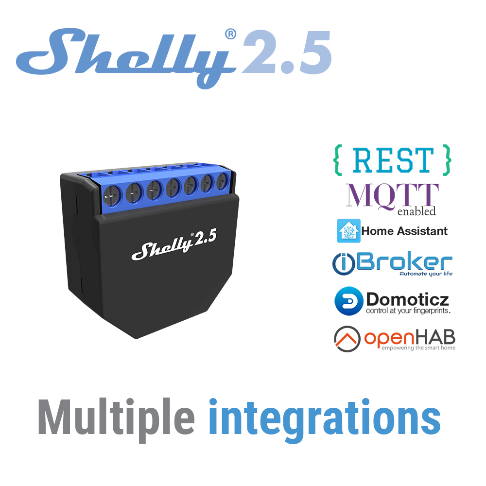 Shelly 2.5 المنزل الذكي مرحل م - مراجعة Shelly Relay Module وسعره
