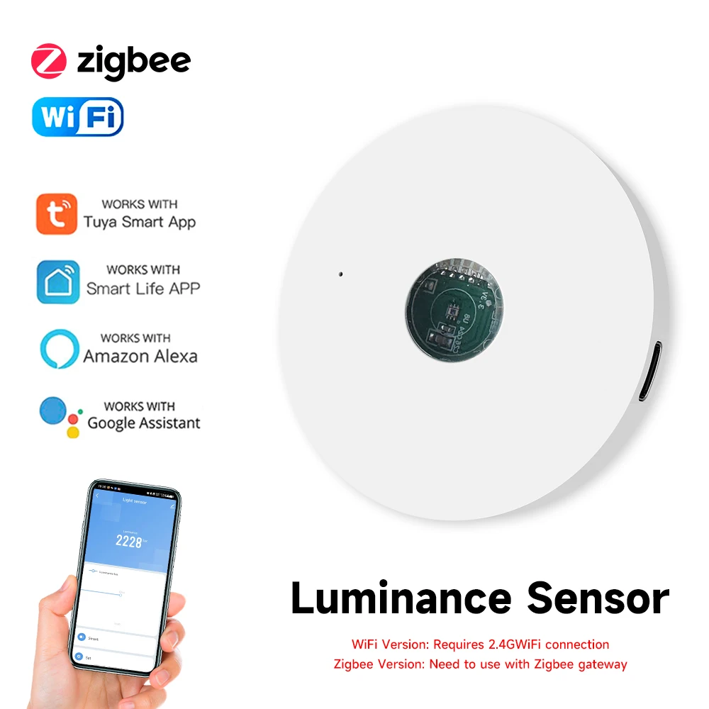 Tuya WiFi/ZigBee Light Sensor  - مراجعة Home Automation Ideas وسعره