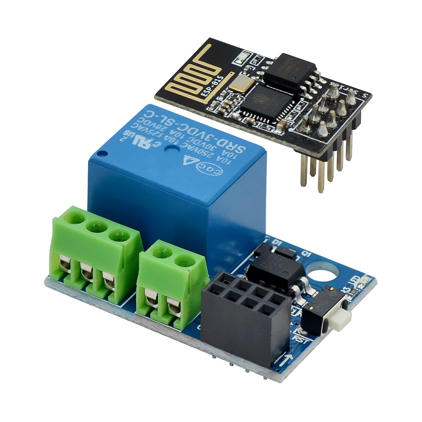 ESP-01S WiFi وحدة التتابع 5 فو - مراجعة Home Automation With Arduino وسعره
