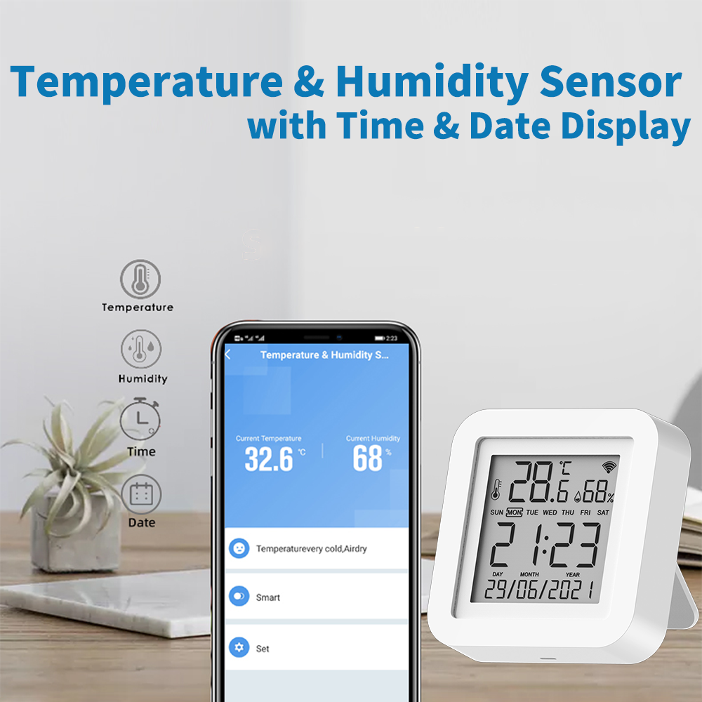 Tuya WIFI مستشعر درجة الحرارة  - مراجعة Home Automation Ideas وسعره