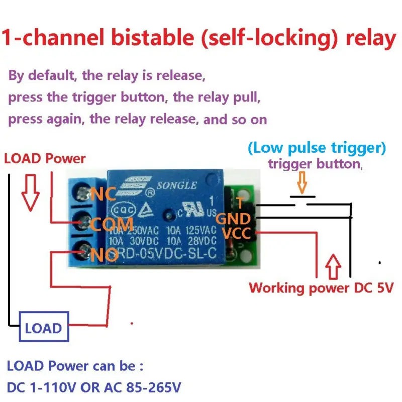 وحدة ريلاي فليب-فلوب ذاتية الق - مراجعة Home Automation With Arduino وسعره