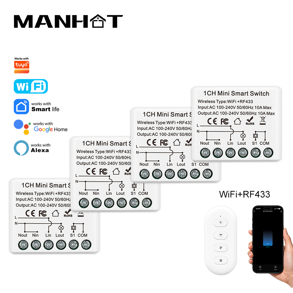 مفتاح ذكي صغير 10 أمبير يعمل ب - مراجعة Home Automation Ideas وسعره