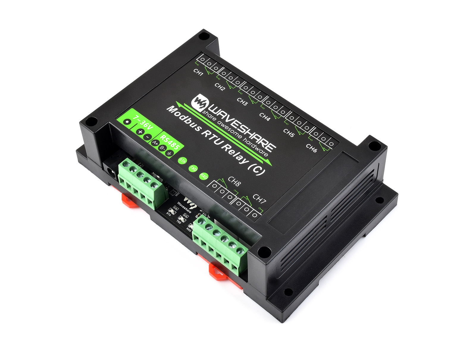 Modbus RTU Relay (C)، Modbus R - مراجعة Shelly Relay Module وسعره