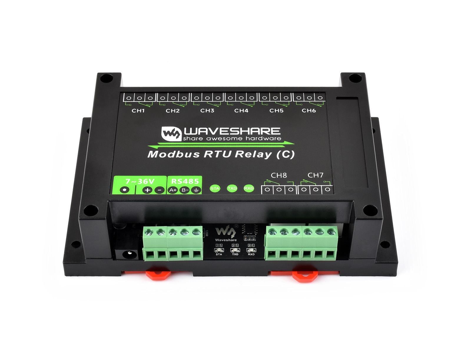 Modbus RTU Relay (C)، Modbus R - مراجعة Shelly Relay Module وسعره