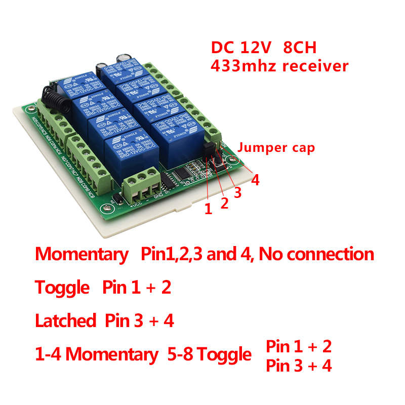 8CH RF استقبال و 433Mhz الارسا - مراجعة Shelly Relay Module وسعره