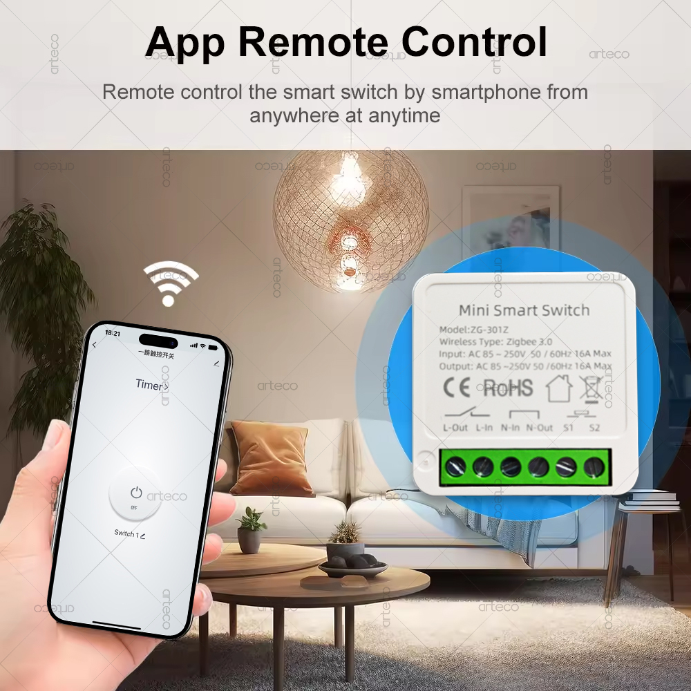 مفتاح ذكي صغير بتقنية Zigbee 3 - مراجعة Diy Home Automation Hub وسعره